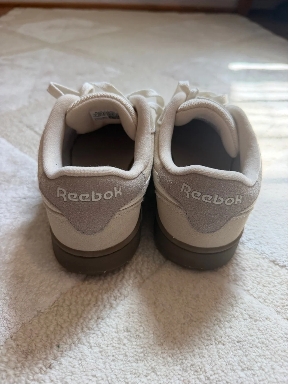 Reebok Women’s Classic Beige Low-Top Sneakers